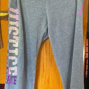 Justice sweats how cute!